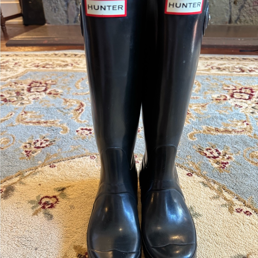Hunter Classic Black Rain boots (6)
